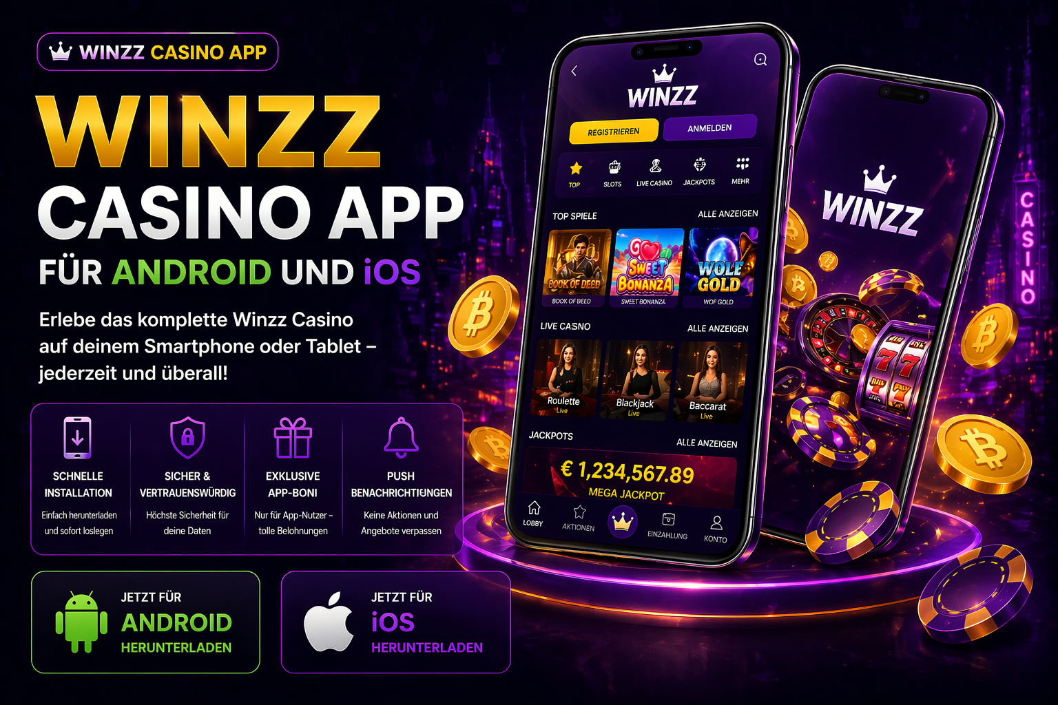 Winzz Casino App Download