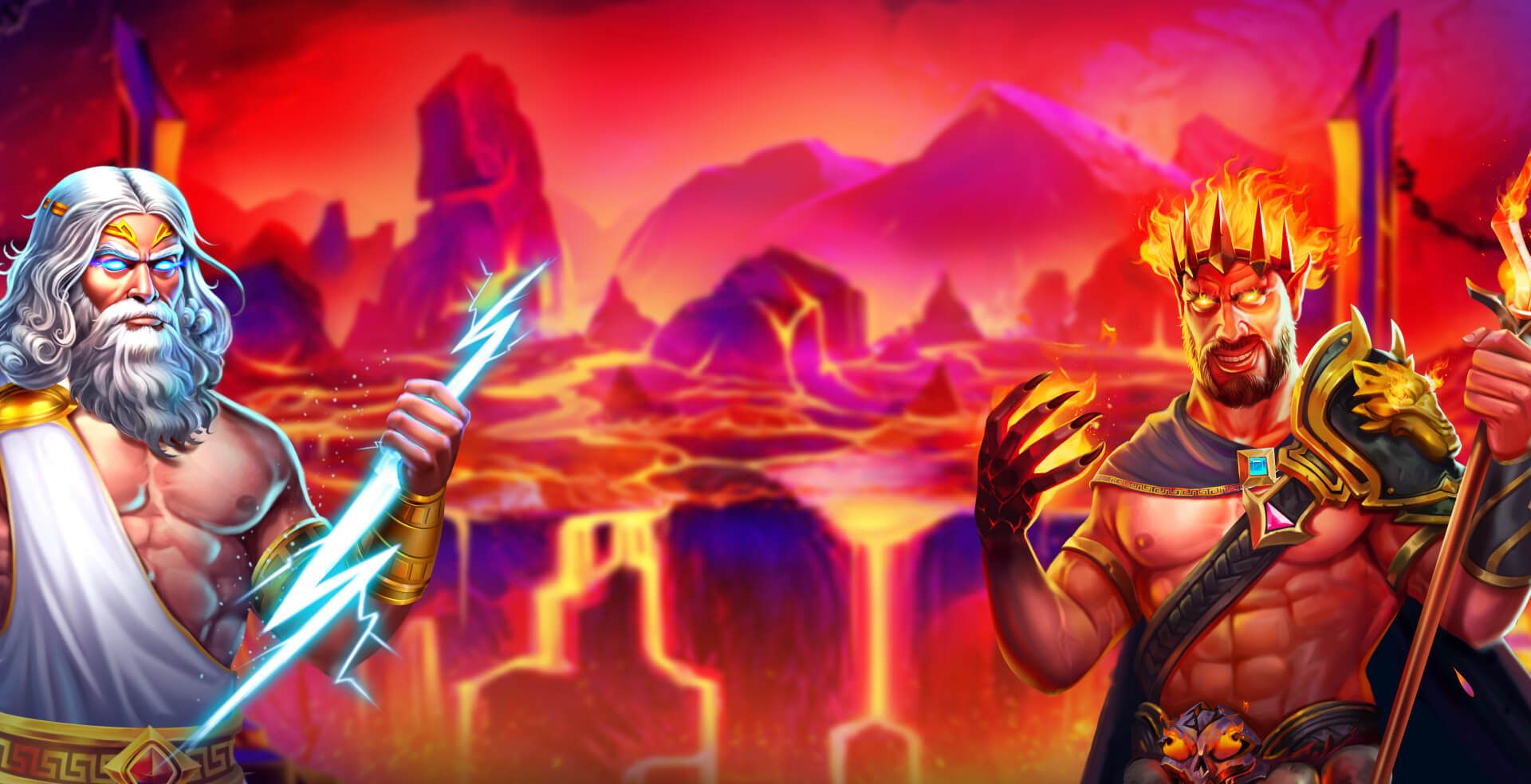 Zeus vs Hades – Gods of War Slot von Pragmatic Play – Hero Banner